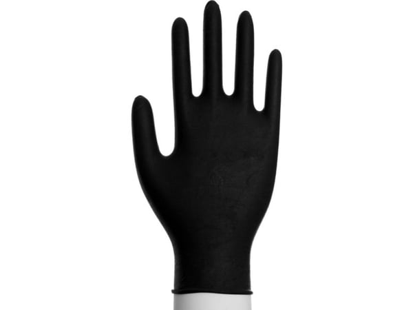 Abena HospiCare - Hansker - engangs - størrelse: 5-6 - XS - nitrilgummi - svart (en pakke 200)