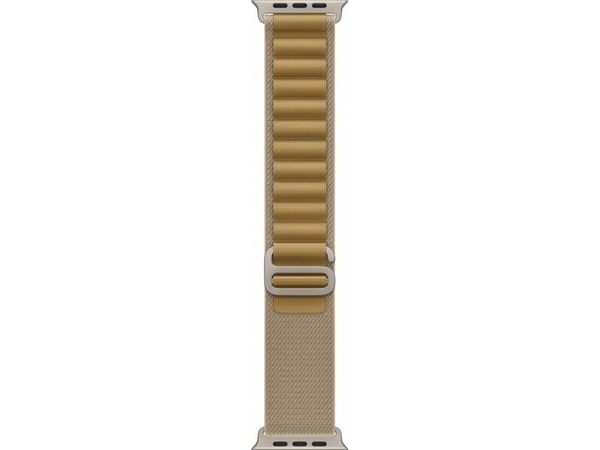 Apple - Sløyfe for smart armbåndsur - 49 mm, naturlig titanfinish - Liten størrelse - gyllenbrun