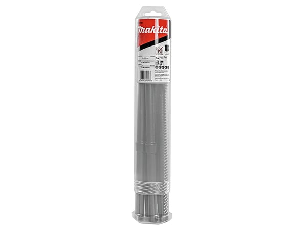 Makita - Meiselsett - for murverk - flat, spiss, spade - 5 deler - 25 mm, 50 mm - SDS-max - lengde: 400 mm, 350 mm