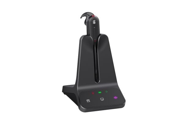 Yealink WH63 E2 UC Headset, Trådløs, Samtaler/musikk, 16 g, Hodesett, Svart