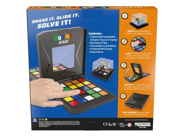Rubik’s Race Refresh, Lautapeli, Palapeli, 7 vuosi/vuosia