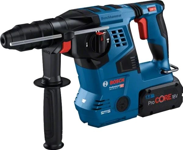 Bosch GBH 18V-28 CF PROFESSIONAL, SDS Plus, Svart, Blå, Rød, Børsteløs motor, 2,8 cm, 3,3 J, 4220 bpm - SOLO