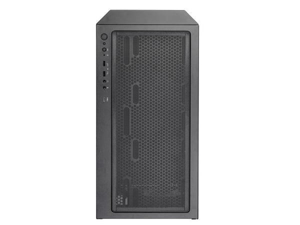 SilverStone FARA 514X - Mid tower - ATX - sidepanel med vindu (herdet glass) - ingen strømforsyning (ATX / PS/2) - svart - USB/lyd