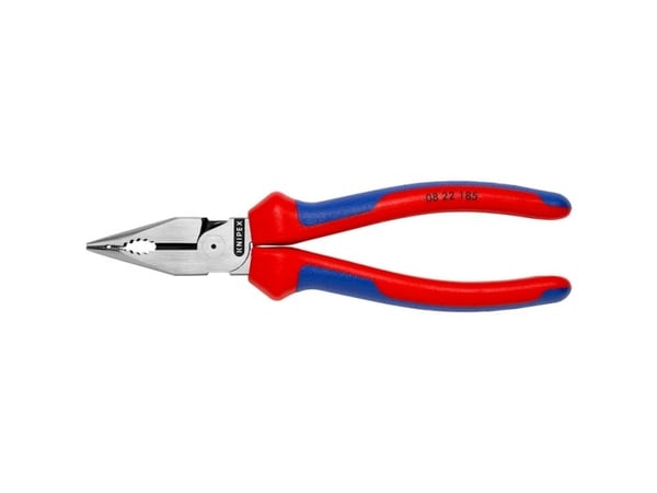 Knipex 08 22 185, Pihdit, 1,3 cm, 61 HRC, sininen, punainen, 55 mm, 185 mm