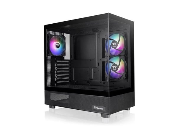 Thermaltake View 270 Plus TG ARGB - Mid tower - utvidet ATX (E-ATX) - sidepanel med vindu (herdet glass) - ingen strømforsyning (PS/2) - svart - US...