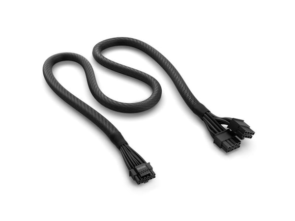 NZXT BB-CG1BB, 0,65 m, 12VHPWR, 2 x PCI-E (8-pinners), hannkontakt, hannkontakt, rett