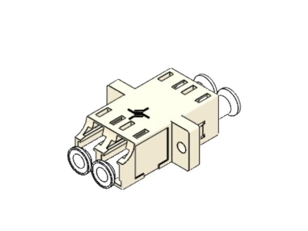 Telegärtner J08071A0010, LC, Multitilstand, Plast, IEC 61754-20, 22 mm, 25,8 mm