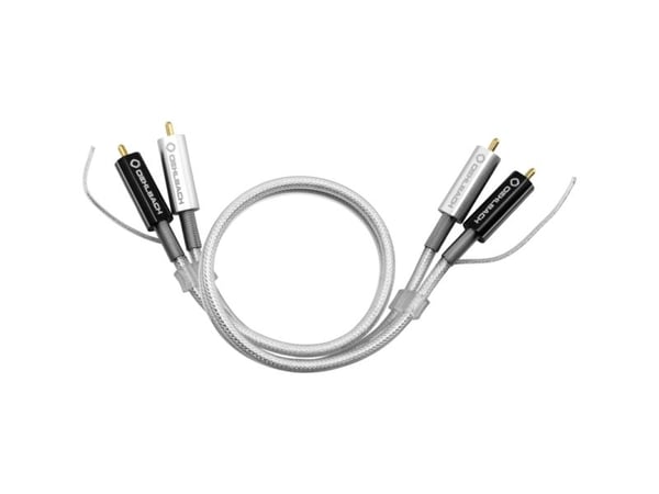 OEHLBACH D1C2602, 2 x RCA, Hankjønn, 2 x RCA, Hankjønn, 1,5 m, Sølv