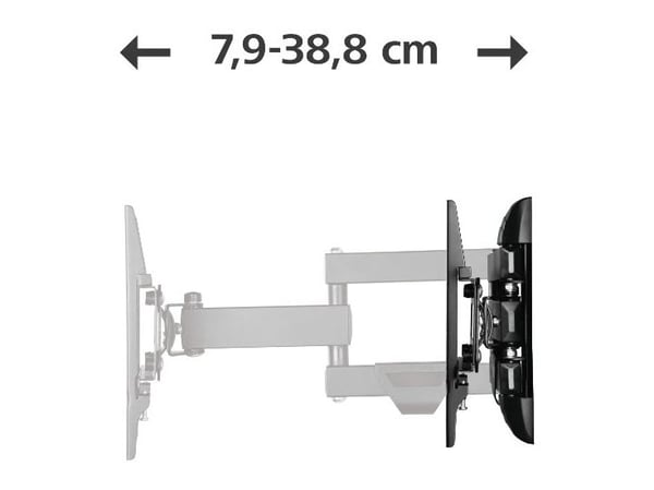 Hama 00220840, 50 x 50 mm, 200 x 200 mm, -12 - 12°, 3°, Stål, Svart