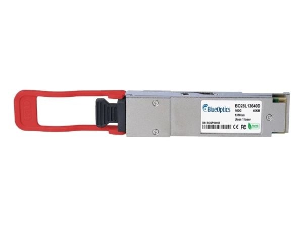 BlueOptics QSFP-100G-4WDM40-I-BO, fiberoptikk, QSFP28, LC, CWDM, 40000 m, aluminium