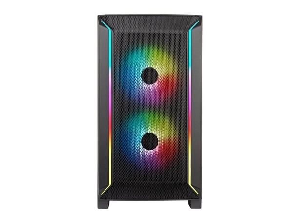 SilverStone FARA 312 Micro-ATX veske, herdet glass - svart