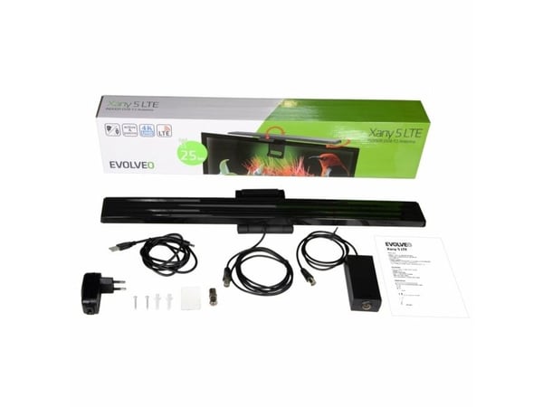 Antenne RTV Evolveo EVOLVEO Xany 5 LTE 230/5V, aktiv romantenne DVB-T2, LTE-filter