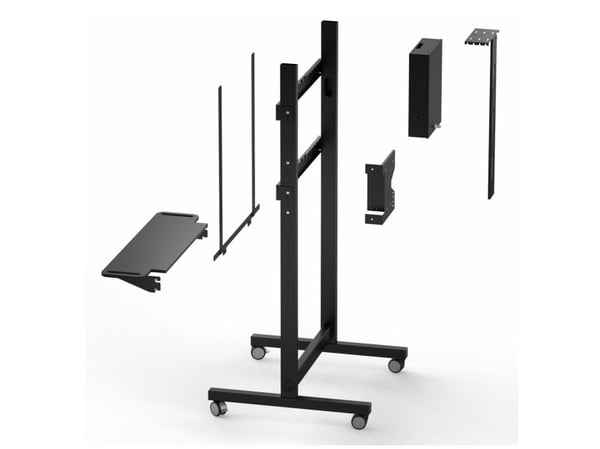 Kindermann 4004000201, PC compartment, Sort, Metall, 1 stykker, 288 mm, 100 mm
