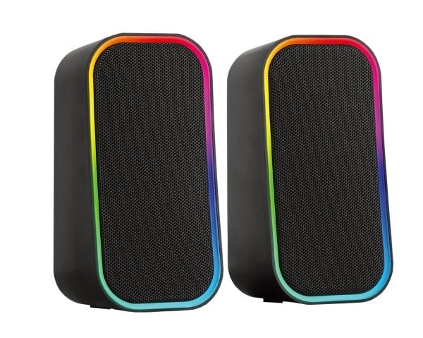 SPEEDLINK Token RGB - Høyttalere - for PC - 2.0-kanal - trådløs - Bluetooth - 3 watt - 6 watt (Total) - 2" - svart
