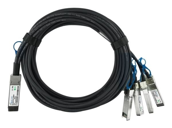 BlueOptics 470-ABOR-BL, 1 m, DAC, QSFP28, 4x SFP28
