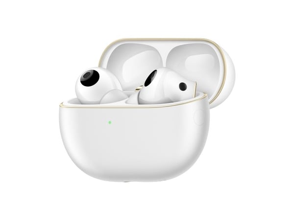 Huawei FreeBuds Pro 4 - True wireless-hodetelefoner med mikrofon - i øret - Bluetooth - aktiv støydemping - hvit