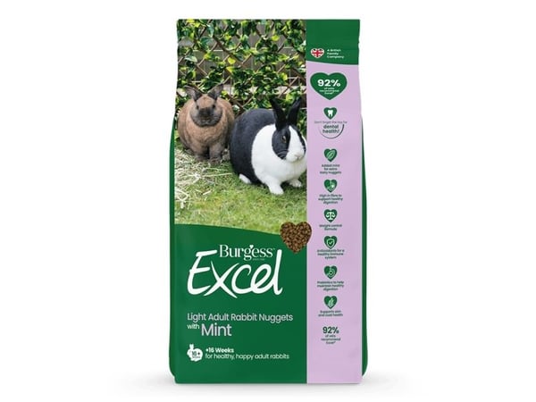 Burgess Excel Light Rabbit med Minttu 1,5kg