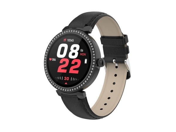 DENVER SWC-342 - Smart klocka med rem - display 1.2" - Bluetooth - svart