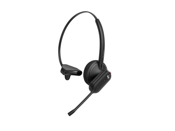 Yealink WH63 E2 Teams Headset, Trådløs, Kontor/kundesenter, 16 g, Hodesett, Svart