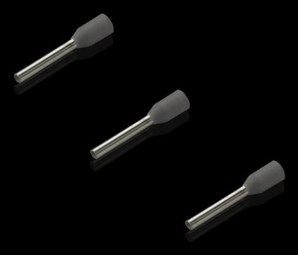 Rittal 4051641 Kaapelikengät 0,75 mm² Harmaa 1000 kpl.