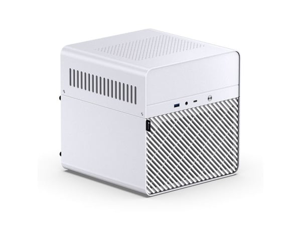 Jonsbo N2, Cube, PC, Hvit, ITX, Aluminium, Stål, Hjem/Kontor