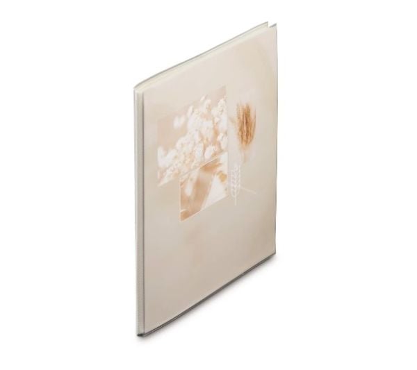 Hama Singo II, Beige, 40 ark, Perfekt binding, Papir, Plast, 100 x 150 mm, Hvid