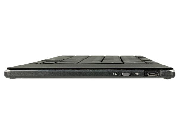 Delock Smart TV - Tastatur - med styreplate - trådløs - 2.4 GHz - Tysk - svart - løsvekt