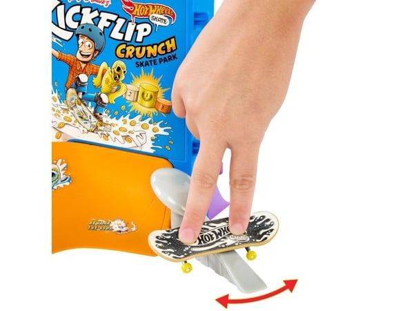 Hot Wheels SKATE Tony Hawks aamiaiskulho, sormilauta, 5 vuotta