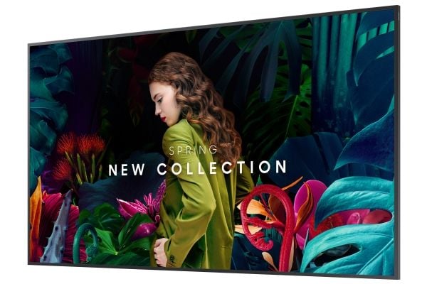 Samsung QB75C-N - 75" Diagonalklasse QBC Series LED-bakgrunnsbelyst LCD-skjerm - Crystal UHD - intelligent skilting - Tizen OS - 4K UHD (2160p) 384...