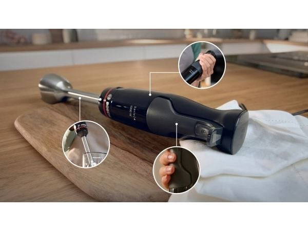 Bosch Serie | 4 ErgoMaster MSM4B623 - Håndmikser - 1 kW - svart/antrasitt