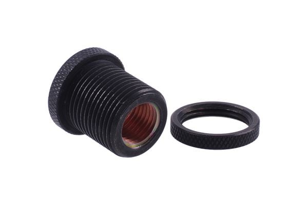 Alphacool 17069, mässing, Krom, Svart, Soft tubing (PVC, Silikon, Neoprene), 31 mm, 24 mm, 46 g