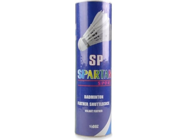 Spartan badmintonfjær/baller 6 stk. Spartan badmintonfjær/baller 6 stk.