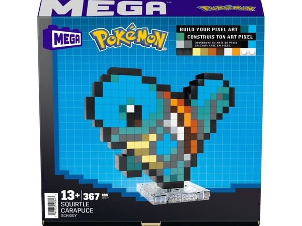 MEGA Pokémon Showcase Squirtle, 13 år, Plast, 494 g