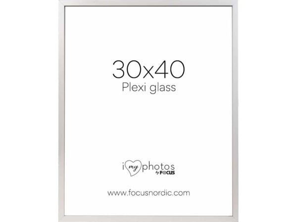 Fotoramme Focus Soul White 30x40 plexi