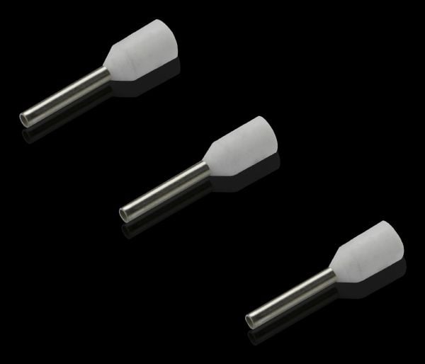 Rittal 4050.742 Kaapelikengät 0,50 mm² Osittain eristetty Valkoinen 500 kpl.