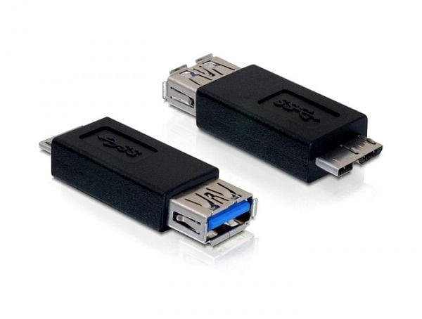 DeLOCK - USB-sovitin - USB tyyppi A (hun) til Micro-USB tyyppi B (han) - USB 3.0