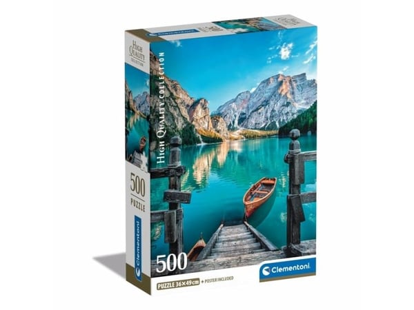 Clementoni High Quality Collection Braies Lake, 500 kpl, Maisema, 18 vuosi/vuosia
