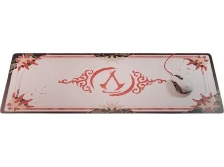 Lexip - Initiate Bundle - mus - 6 knapper - kablet - USB-A - svart, gull, rød, hvit - med Ubisoft mouse pad and Assassin's Creed Shadows