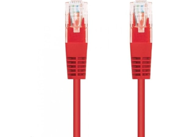 C-Tech C-TECH liitäntäjohto Cat5e, UTP, punainen, 0.25m