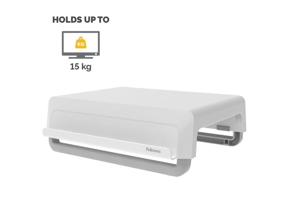 Fellowes Breyta - Skjermstativ - skrivebord - hvit