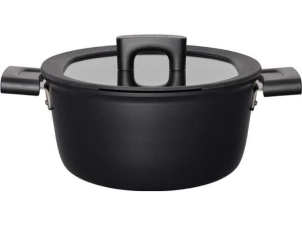 Fiskars Hard Face-kasserolle 3,5 liter - 22 cm