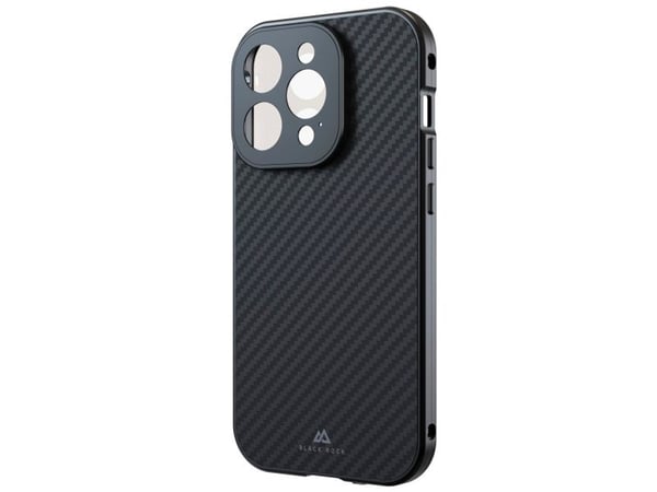 Black Rock 00221268, Apple, iPhone 15 Pro, Ripebestandig, Karbon, 1 stykker