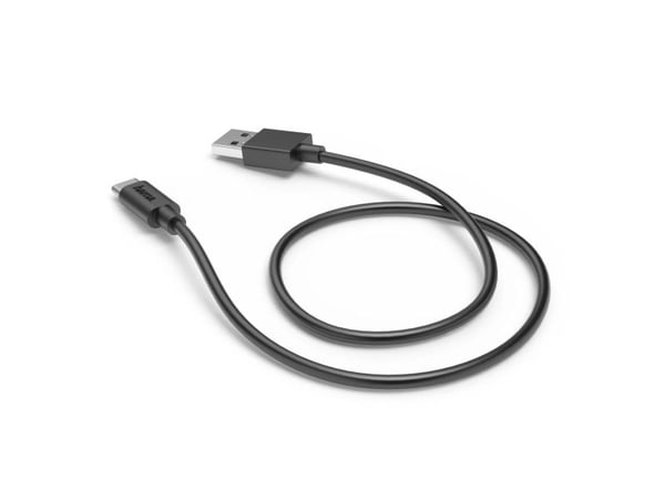 Hama 00201705, 0,5 m, USB A, USB C, USB 2.0, 480 Mbit/s, musta