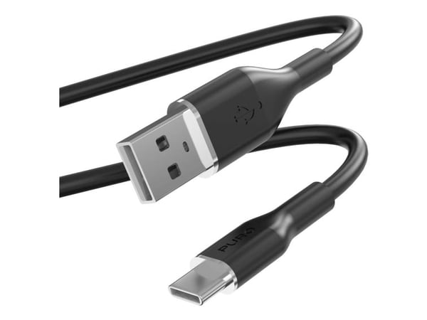 Puro USB-A - USB-C 1,5 m USB-kaapeli Musta (PUR675)