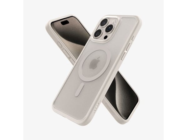 Spigen Ultra Hybrid (MagFit), Etui, Apple, iPhone 15 Pro, 15,5 cm (6.1"), Titan