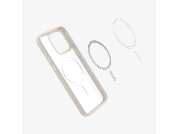 Spigen Ultra Hybrid (MagFit), Etui, Apple, iPhone 15 Pro, 15,5 cm (6.1"), Titan