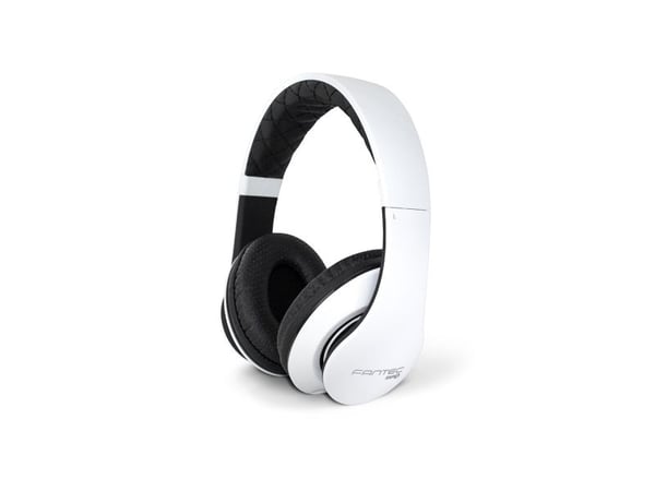 FANTEC SHP-3 - Hodesett - on-ear - kablet - lydisolerende - svart, hvit