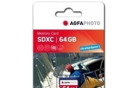 AgfaPhoto - Flashminnekort - 64 GB - Class 10 - SDXC UHS-I