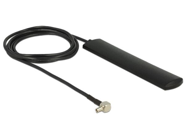 Delock LTE Band 1 - 10 / 12 - 20 / 23 / 25 - 30 / 33 - 41 / 44 - Antenne - Smart Home - 3 dBi - rundtstrålende - innendørs - svart