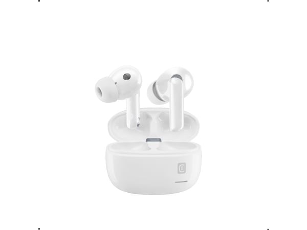 Cellularline ECLIPSE, True Wireless Stereo (TWS), Opkald/musik, 36 g, Kuulokkeet, Hvid